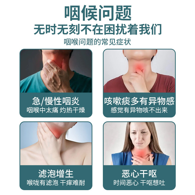 白云山咽炎贴扁桃体发炎咽喉炎正品 马应龙大药房膏药贴（器械）