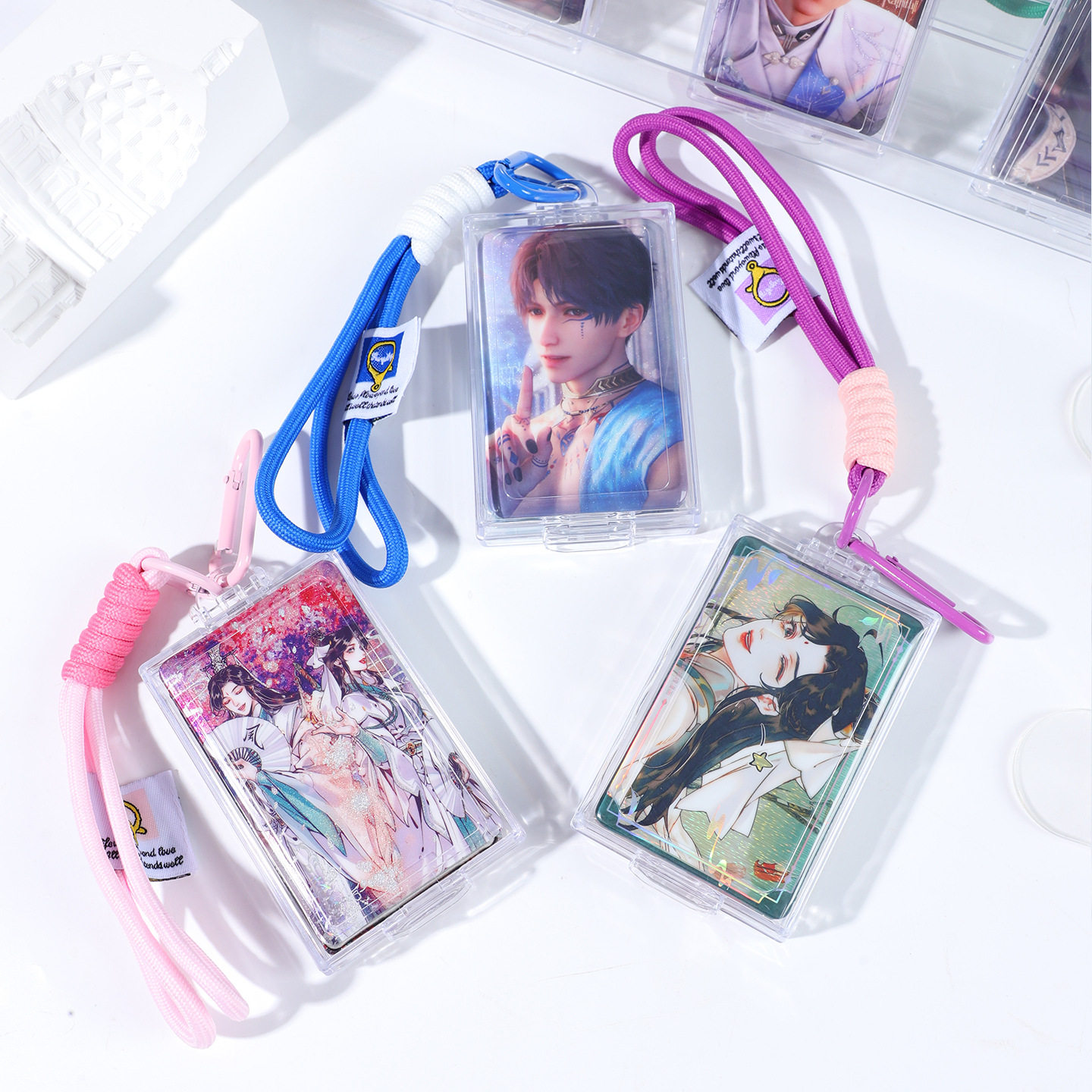 大方吧唧收纳盒长方形谷子挂件盒徽章外出透明塑料包挂桌面展示盒,淘宝优惠券,粉丝福利购,淘宝优惠卷