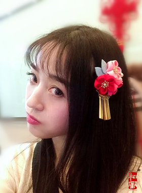 日式风边夹和服浴衣cos发饰