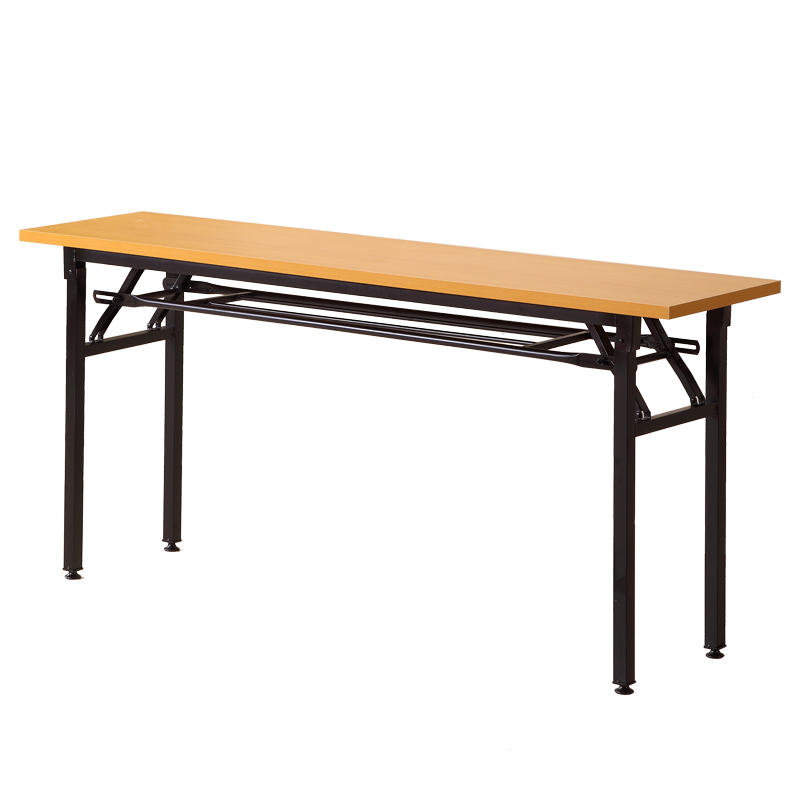 可折叠长条桌简易双层会议桌学生培训桌简约课桌条形桌活动长桌子-图3
