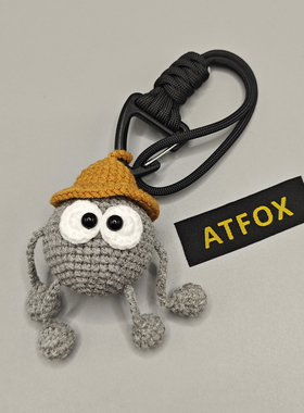 ATFOX小红书煤球莓球君包挂件