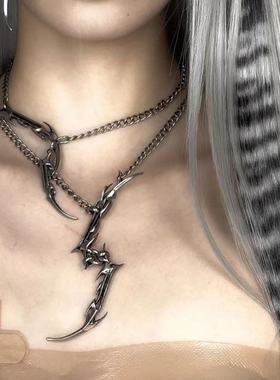 【AGD】IIIMIII I型血管系列 不规则拼接暗黑项链设计师款锁骨链