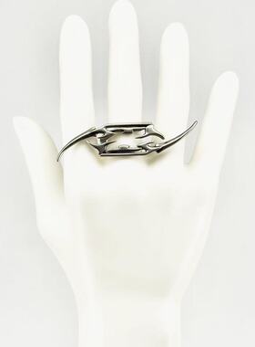 【AGD】IIIMIII I型血管 异形倒钩戒指暗黑设计师款指环生日礼物