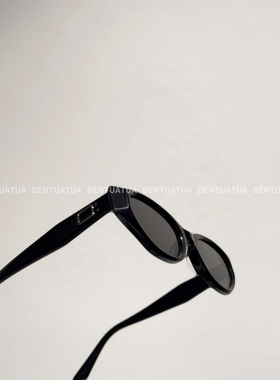 DENTUATUA 夏日滤镜~做气质女孩！25ss 复古猫眼太阳眼镜墨镜女