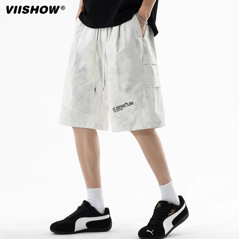 VIISHOW夏季薄款户外休闲工装短裤男女潮牌机能多口袋速干五分裤,淘宝优惠券,粉丝福利购,淘宝优惠卷