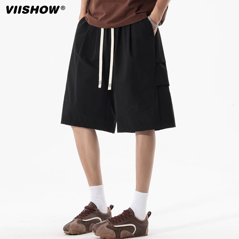 VIISHOW夏季薄款户外休闲工装短裤男女潮牌机能多口袋速干五分裤,淘宝优惠券,粉丝福利购,淘宝优惠卷