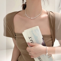 Ottles Discount Store Withdrawal Cabinet Clear Cabin Pick Up Leak 18K Gold Broken Silver Pearl Necklace Outlets Female Accessories