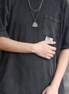 朋克吊坠钛钢吊坠男钛钢