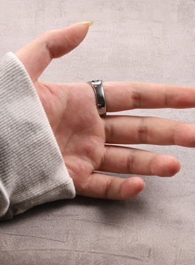 十字架盾牌高街风钛钢男士戒指