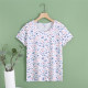 A&B round neck pure cotton short-sleeved loose women's undershirt