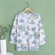 Ab underwear spring and summer round neck home clothes for middle-aged and elderly mothers
