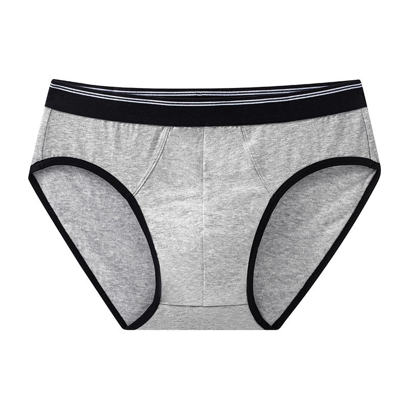 男士三角内裤性感短裤头男式纯色简约男生大码中腰纯棉全棉底裤,淘宝优惠券,粉丝福利购,淘宝优惠卷