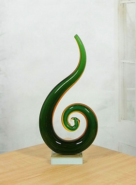 欧式风扭曲淄博博山琉璃工艺品