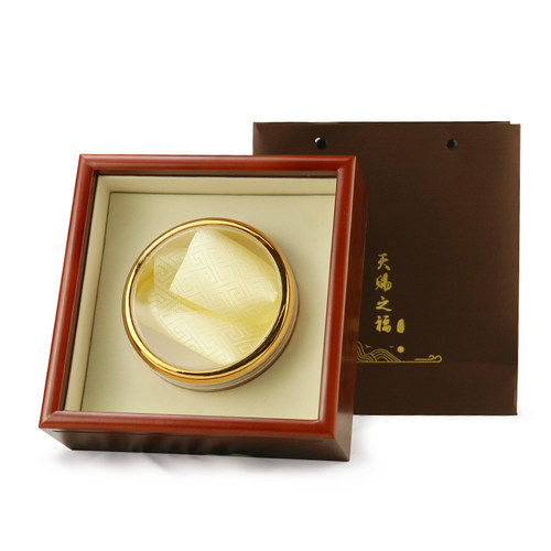 高档燕窝礼盒空盒虫草西洋参特产通用包装展示盒节日送礼品木质盒 - 图3