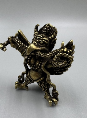 大号金翅大鹏鸟护法佛像牌挂件藏传密宗迦楼罗