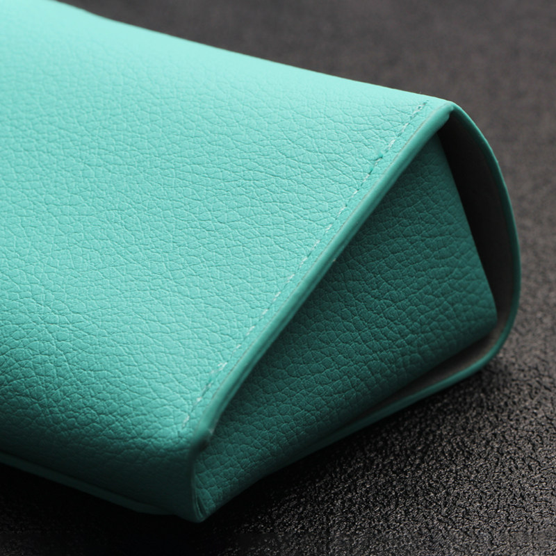 Tiffany蓝镜盒好看漂亮超轻便携皮质近视眼镜蒂芙尼太阳镜墨镜盒,淘宝优惠券,粉丝福利购,淘宝优惠卷