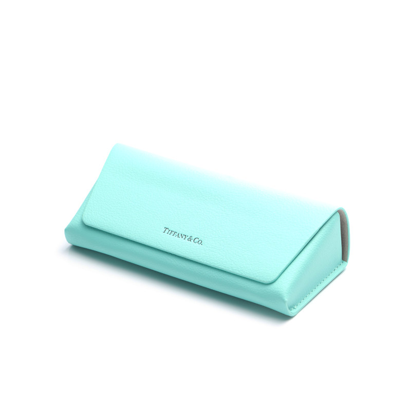 Tiffany蓝镜盒好看漂亮超轻便携皮质近视眼镜蒂芙尼太阳镜墨镜盒,淘宝优惠券,粉丝福利购,淘宝优惠卷