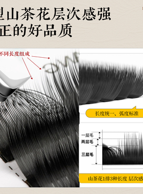 吻之睫L山茶花合集不散跟假睫毛