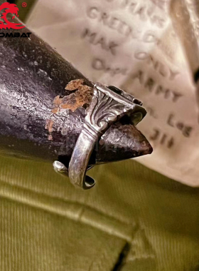 纯银库尔喀戒指可调节