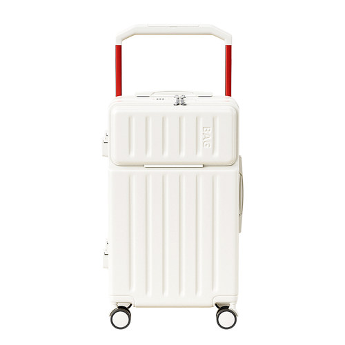 前开口宽拉杆行李箱大容量加厚男女拉杆箱24寸静音密码箱旅行箱20 - 图3