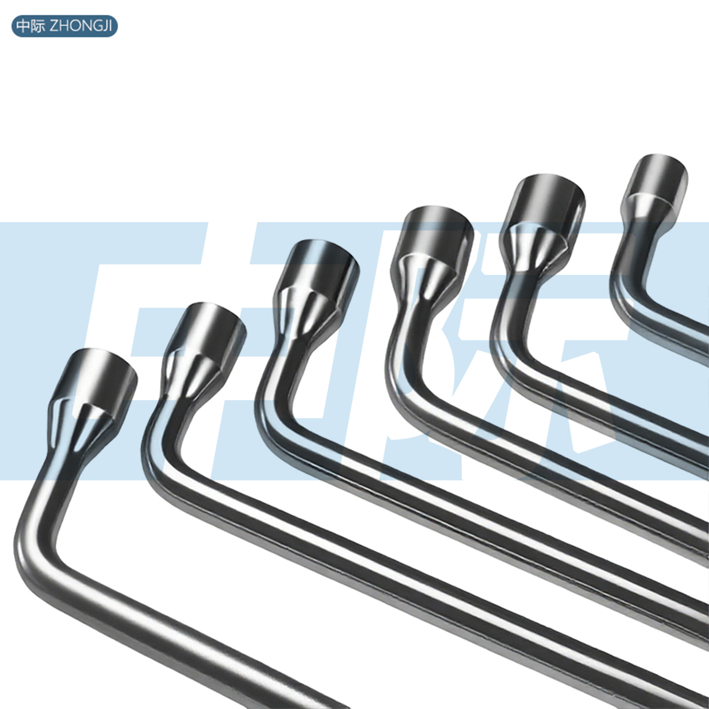 实心一体加长杆L型轮胎扳手套筒扳手汽车轮胎扳手17/19/21/23/24 - 图2