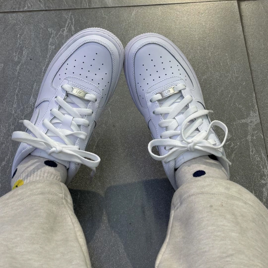 耐克/Nike 纯白空军一号AF1大童运动鞋低帮休闲运动鞋 FV5951-111,淘宝优惠券,粉丝福利购,淘宝优惠卷