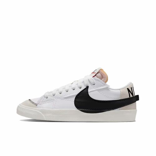 耐克/Nike Blazer Jumbo 低帮防滑男款板鞋 白黑色 DN2158-101 - 图3