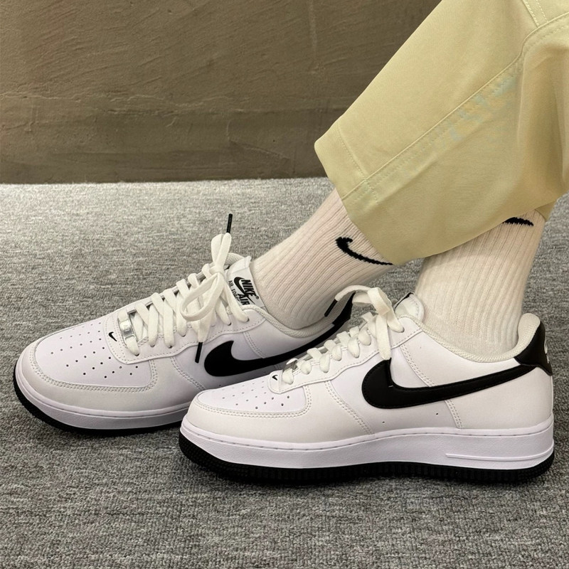 耐克/Nike Air Force 1 空军一号黑白男子休闲低帮板鞋FQ4296-101,淘宝优惠券,粉丝福利购,淘宝优惠卷