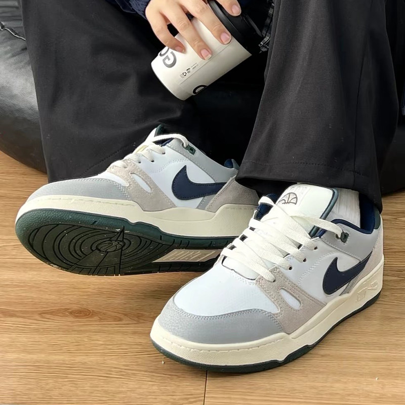 耐克/Nike Full Force Low 白棕 男款低帮减震舒适板鞋HJ3485-121,淘宝优惠券,粉丝福利购,淘宝优惠卷