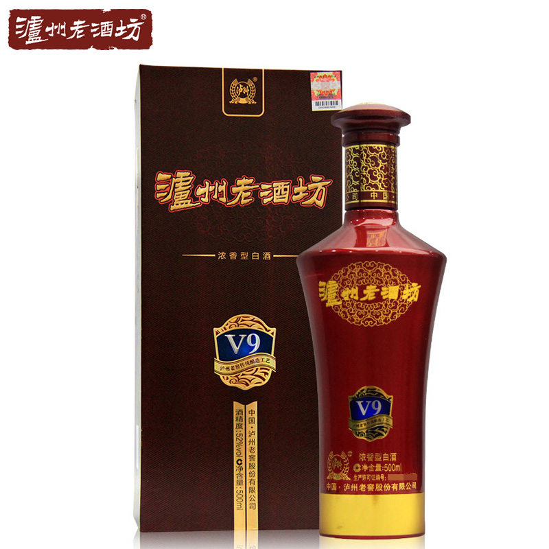 泸州老窖泸州老酒坊V9浓香型白酒52度500ml*6商务接待白酒宴请酒_泸州老窖紫砂大曲旗舰店_酒类-第3张图片-提都小院