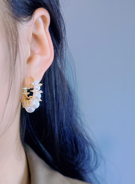 珍珠耳环耳钉MOUP/名欧优品