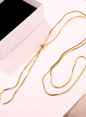 金色流苏项链名欧优品