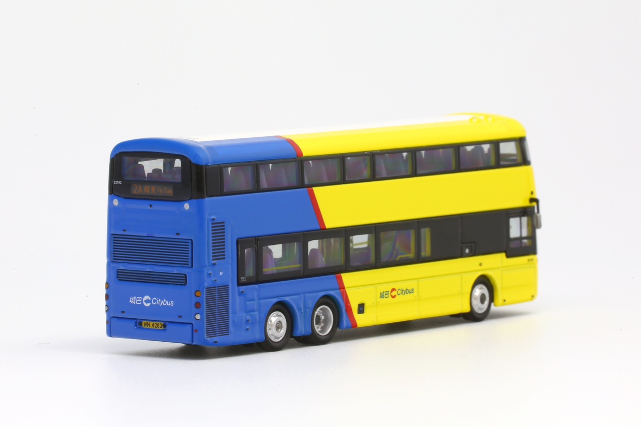 1/120香港城巴Volvo B8雙層巴士公交車金属車模新色彩 - 图0