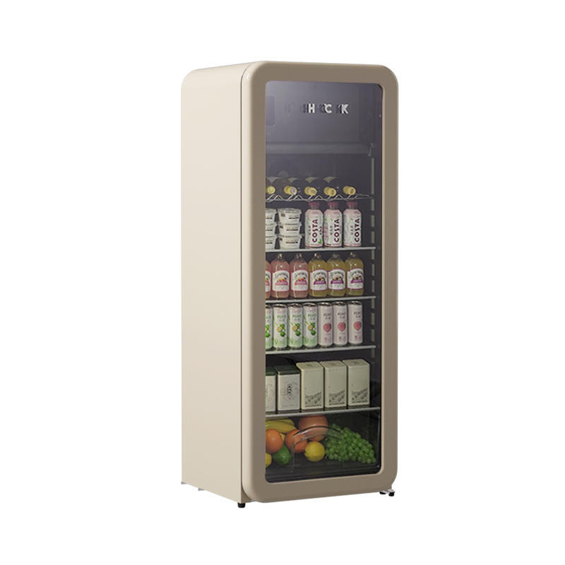 HCK哈士奇冰吧冷冻冷藏柜家用客厅饮料高颜值小型冰箱复古办公室,淘宝优惠券,粉丝福利购,淘宝优惠卷