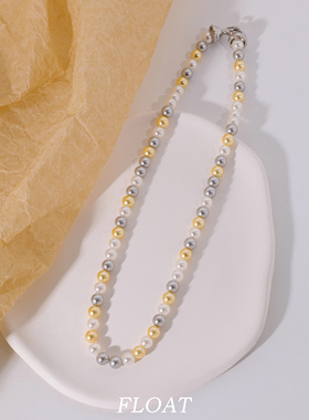 浮漾FLOAT女珍珠项链高级锁骨链