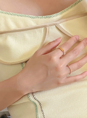 浮漾float复古珍珠女珍珠戒指