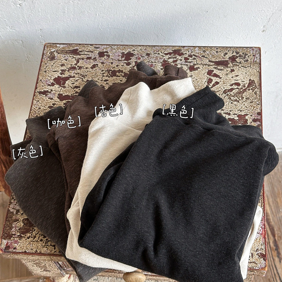 儿童半高领净色磨毛打底衫秋季新品韩系男女宝宝百搭长袖上衣内搭,淘宝优惠券,粉丝福利购,淘宝优惠卷