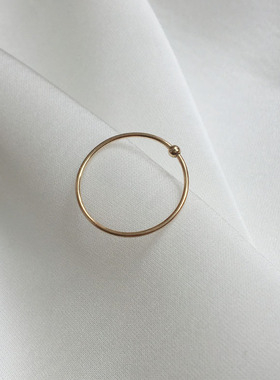 可水洗极细简约款戒指百搭指环