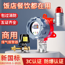 Gas leakage alarm liquid gas automatic off valve propane gas detector Industrial explosion-proof commercial cut-off valve