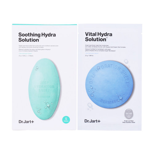 现货韩国Dr.Jart+蒂佳婷SOOTHING HYDRA SOLUTION绿色胶囊面膜5片 - 图3