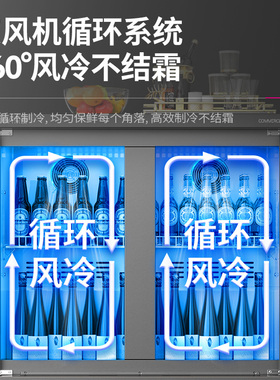 【嵌入式】乐创吧台嵌入式展示柜