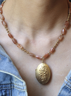 掬涵屿棠手工串珠项链相特色礼品