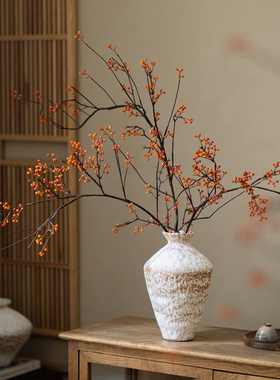 仿真花山归来干花高级感逼真假花