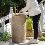 Джухан Новый китайский классический цементный бассейн на открытом воздухе встроенный растительный бассейн двор.