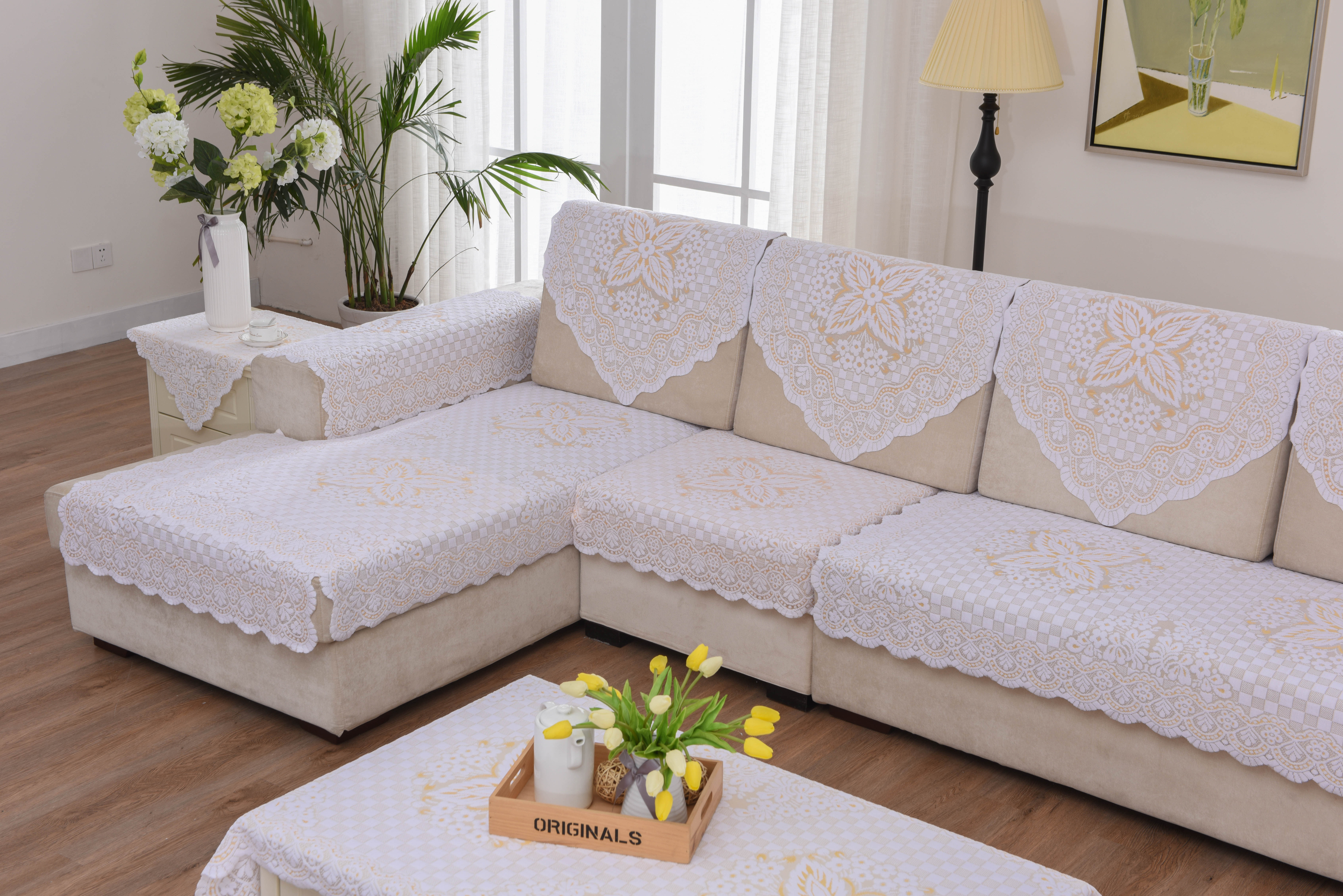 特价百搭加厚型蕾丝全盖防滑沙发套 沙发靠背巾扶手巾沙发垫桌巾,淘宝优惠券,粉丝福利购,淘宝优惠卷