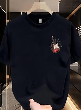 海外订单尾货~剪标撤回外贸美式街头潮牌纯棉短袖t恤男女同款上衣