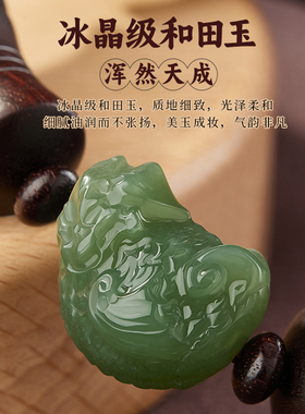 和田玉灵鳌竹节小叶紫檀手串