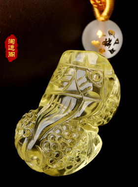 霸王风天禄貔貅单只男士吊坠项链