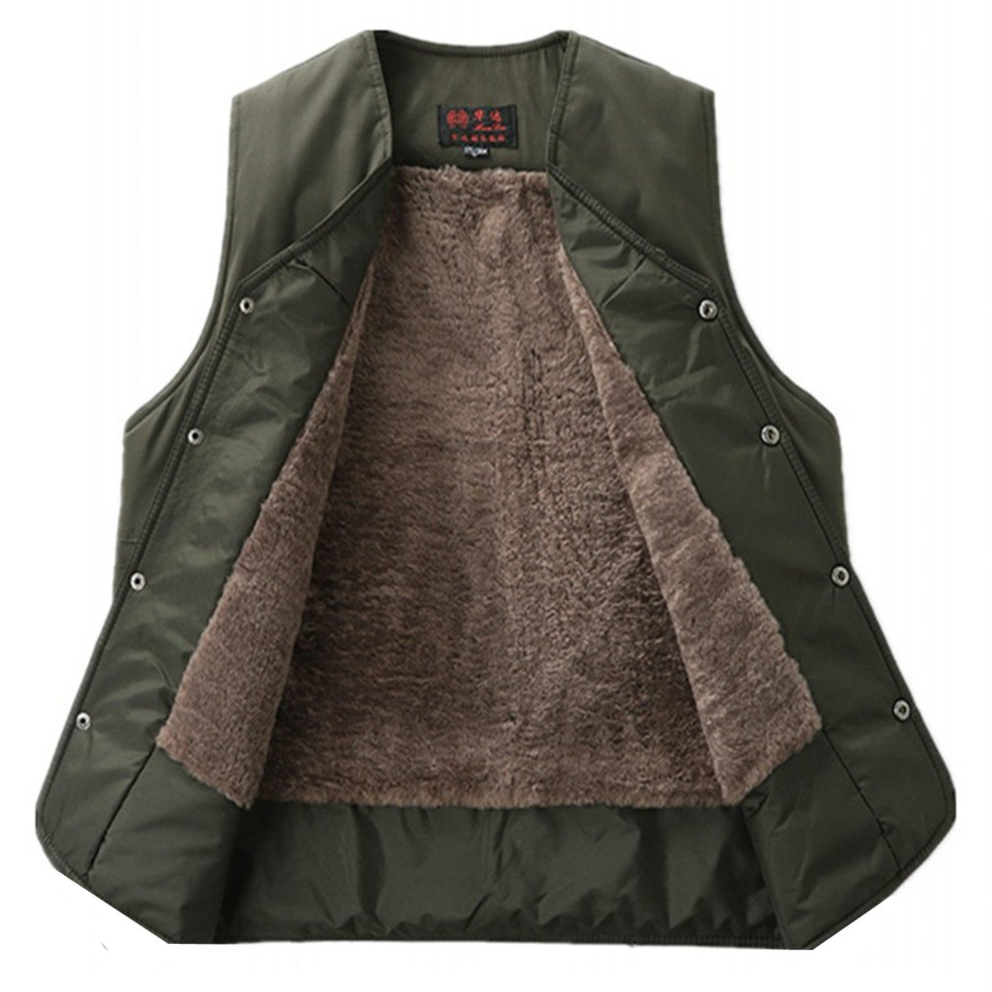 秋冬中老年马甲男大码多口袋加绒加厚保暖坎肩背心爸爸装防寒马夹,淘宝优惠券,粉丝福利购,淘宝优惠卷