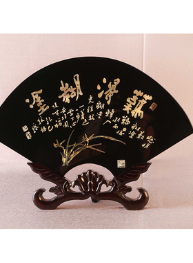 扬州漆器装饰摆件漆花螺钿镶嵌